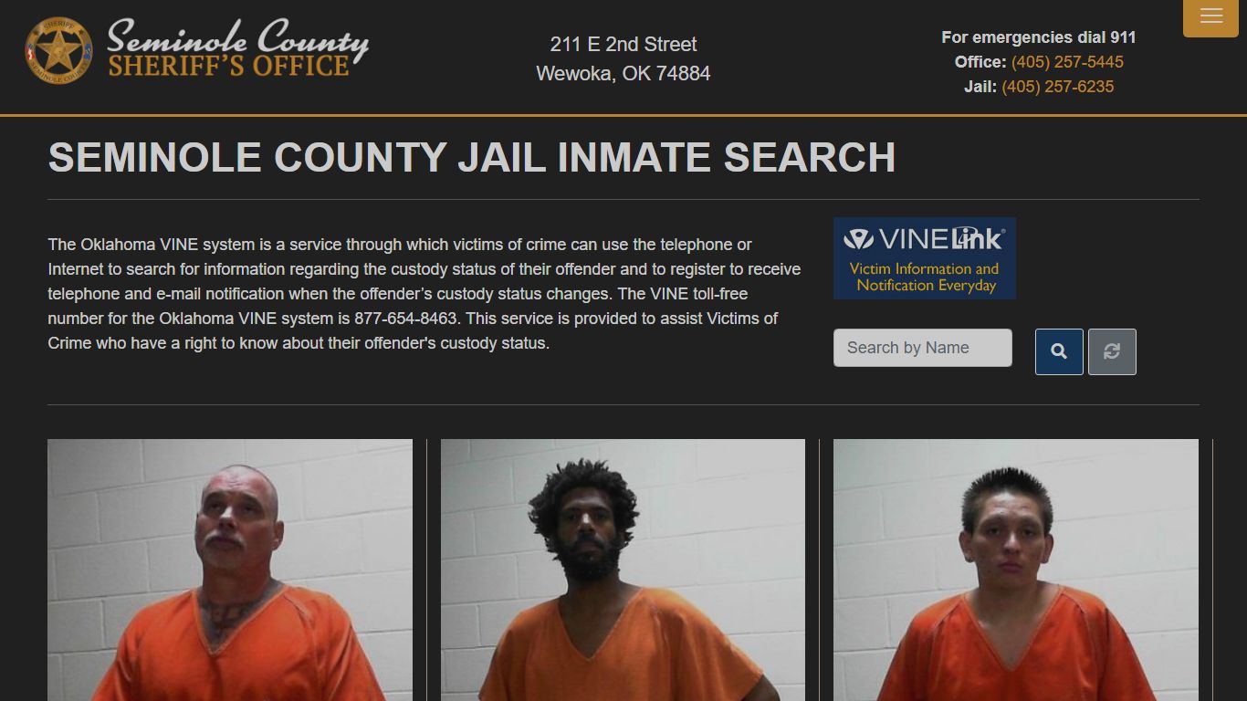 Inmate Search - Seminole County Sheriff's Office