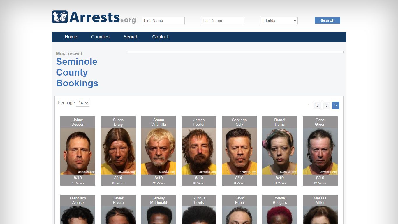 Seminole County Arrests and Inmate Search