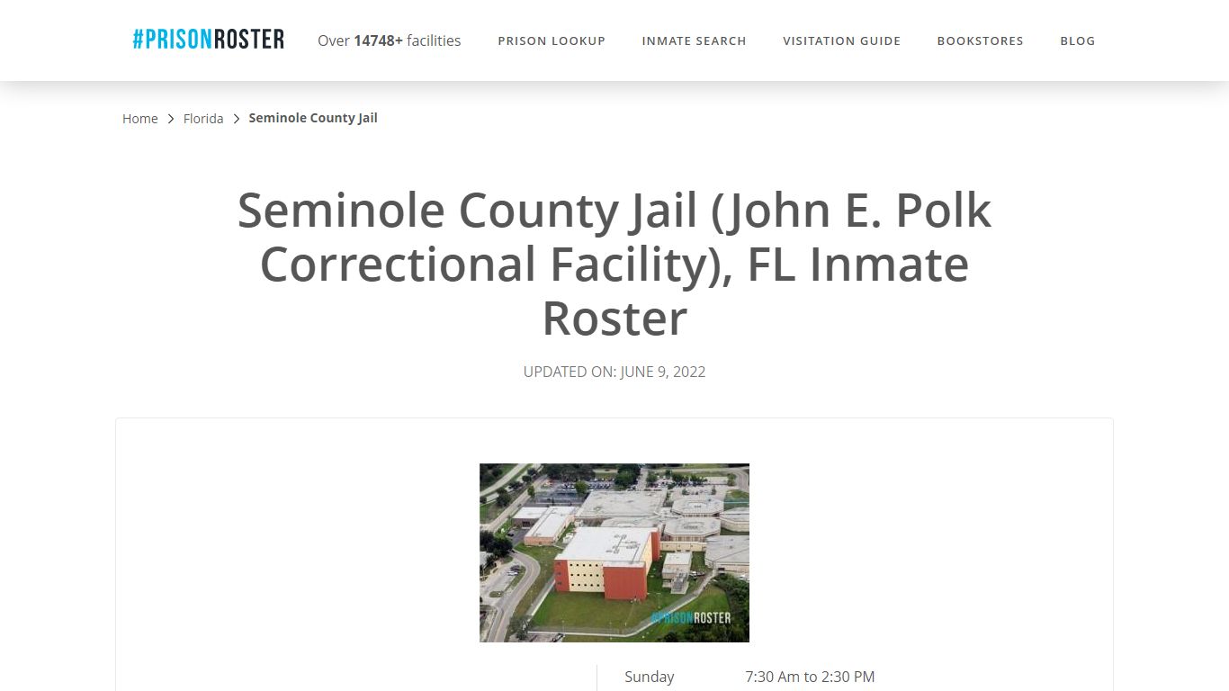 Seminole County Jail - Nationwide Inmate Search